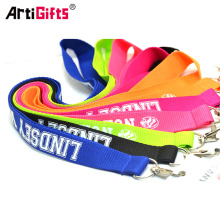 Custom polyester lanyard strap with printed logo